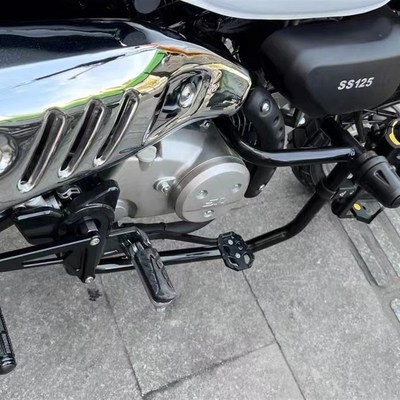 斯托纳猿猴保险杠护杠 小猴子棒保护架 狮斯托纳猿猴保险杠