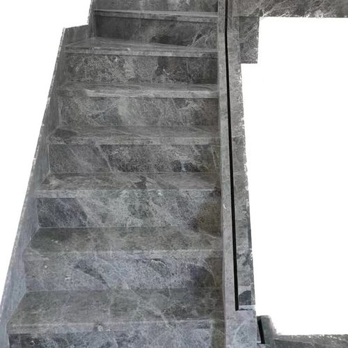 沈阳天然大理石楼梯定制人造石楼梯踏步定制免费量尺安装岩板定制