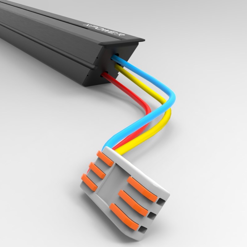 艾宝沃xpower可移动电力轨道插座嵌入式T家用办公全屋定制