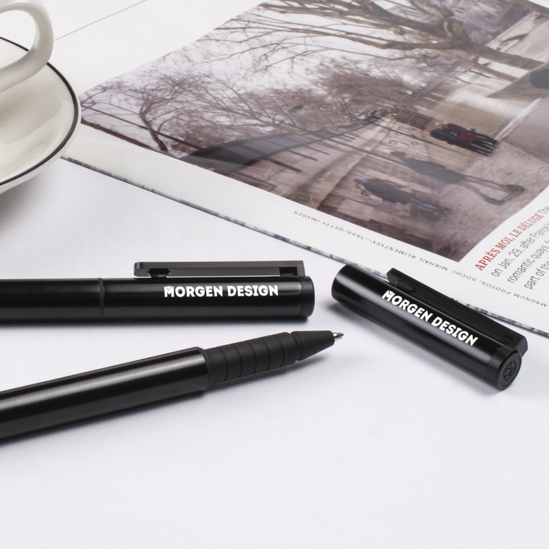签字笔商务高档金属笔杆中性笔男黑色签单定制重手感高级宝珠笔