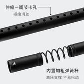 伸缩杆免打加长加粗浴帘杆防水帘杆直杆免钉防锈掉浴室挂杆