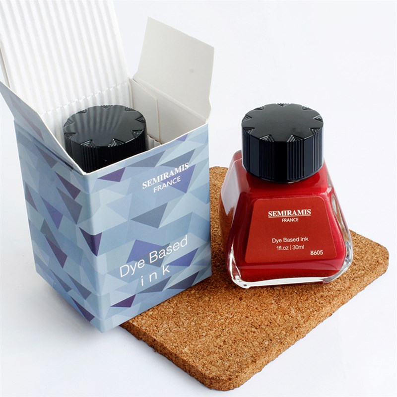 Semiramis/狮美乐彩色墨水黑色蘸水笔防水墨水30ml非碳素钢笔墨水