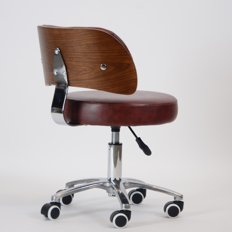 实木简约小型小巧电脑椅家用办公升降转椅靠背护腰学生书桌写字椅