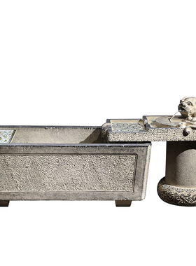 大型流水客厅玄关装饰落地水景貔貅招财鱼缸喷泉庭院鱼池造景