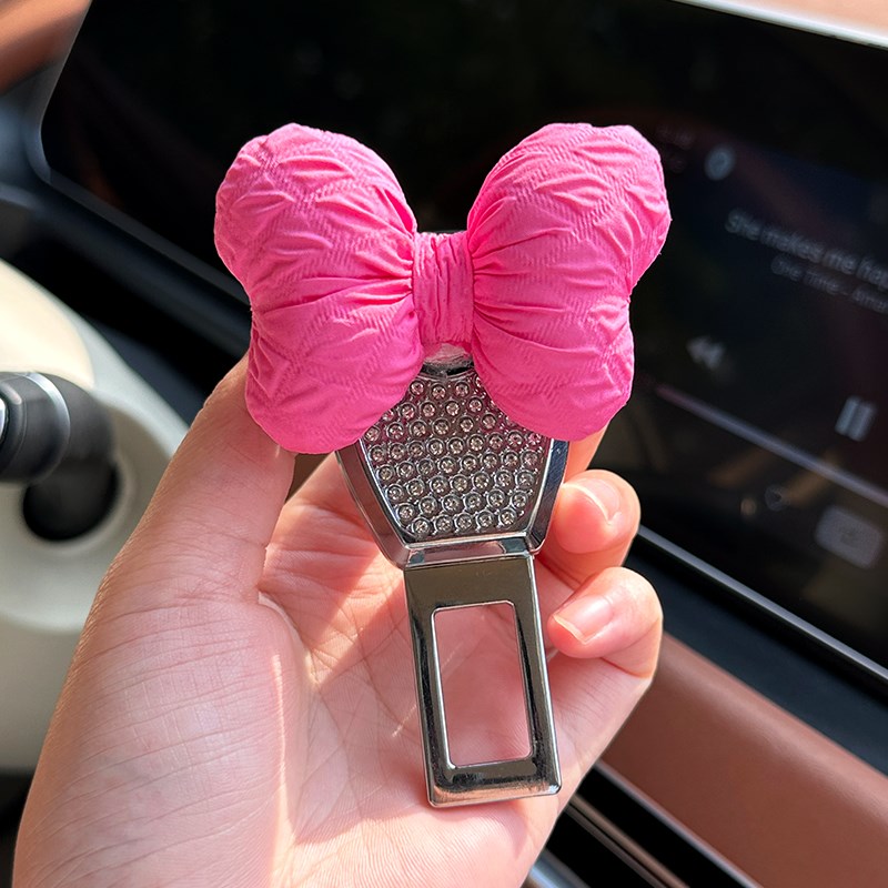 202新款可爱创意汽车安全插带卡口带延长器固定片车载用品女士