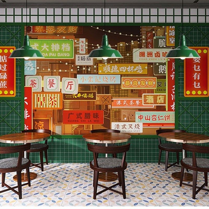 港式复古工业风墨绿色创意个性火锅店烧烤店饭店怀旧吊灯灯罩,家装灯饰光源,餐厅吊灯,淘宝优惠券,粉丝福利购,淘宝优惠卷