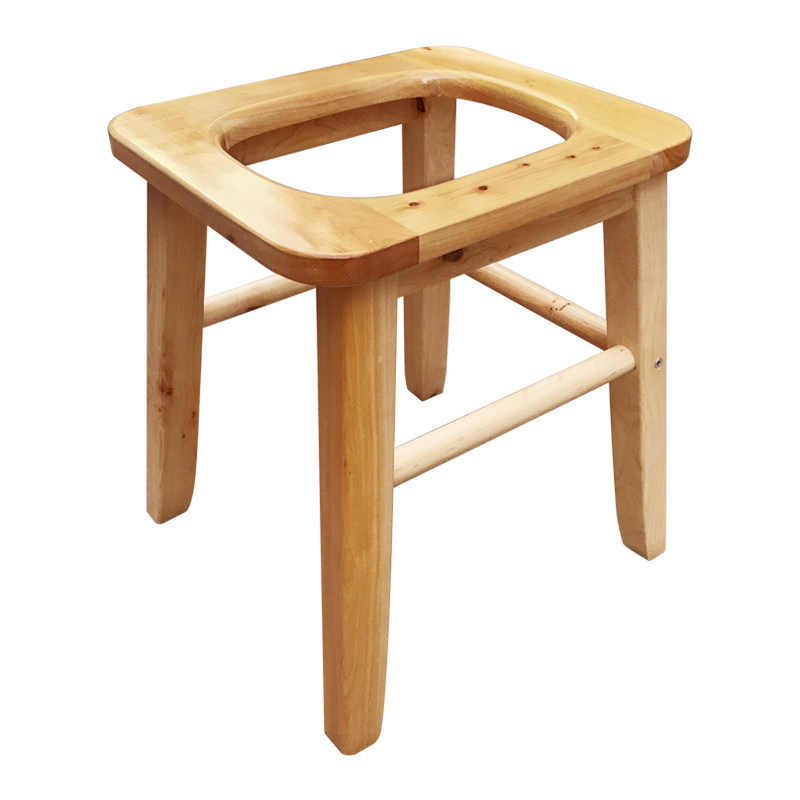 老实木坐便椅孕妇残疾坐便凳坐便器木质座便椅加固