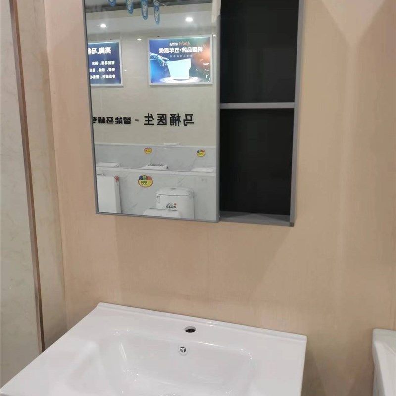 青岛浴室柜洗手盆铝柜吊柜上门配送安装60708090厘米组合洗浴室柜