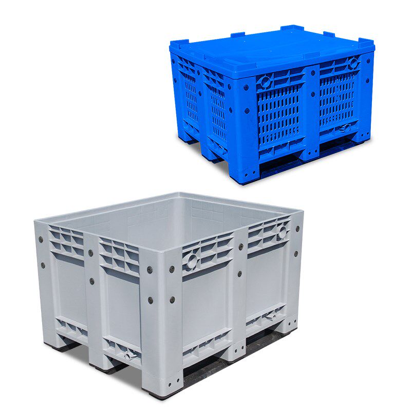 塑料卡板箱大号叉周转箱加轮带盖物流箱废料箱工具水箱