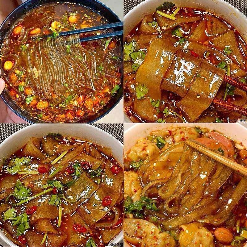 【买6桶送6桶】酸辣粉桶装重庆宽粉细粉红薯粉方便面速食粉丝米线