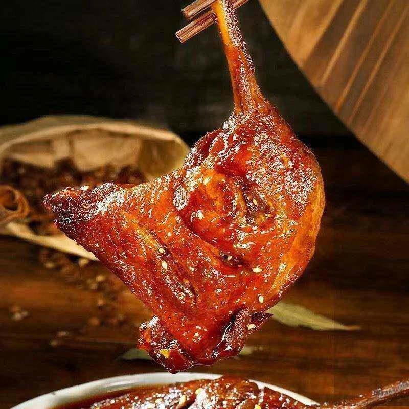 【8只装大鸭腿】开袋即食麻辣大鸭腿盐焗解馋宵夜泡面搭档充饥零