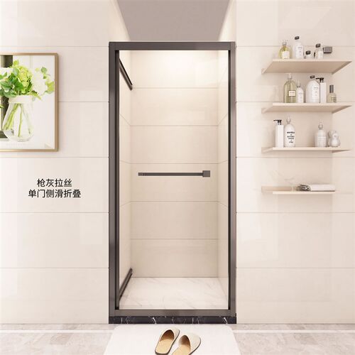 银麟升级全包框方形型房浴屏浴房单面内飞门