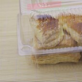 塑料小食品盒盒西点盒小零食盒烘焙盒面包盒个