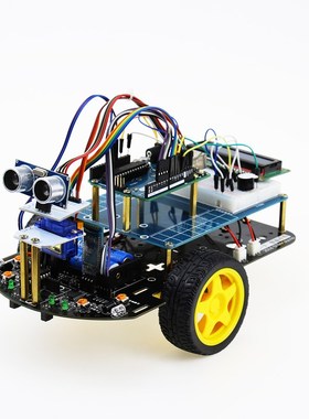 适用于rduino意大利发板智能小车机器人DIY入门学习编程车