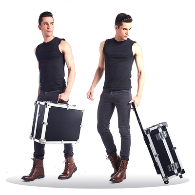 茜菲娅铝合金拉杆工具箱定做 仪器拉杆箱 拉杆航空箱航空铝箱定做