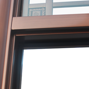 防盗门家用带通风气窗门入户门仿铜子母门进户门自建房门