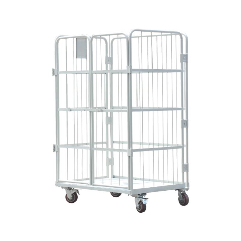 折叠物流台车快递周转仓库推车搬运装卸理货车物流仓储笼车