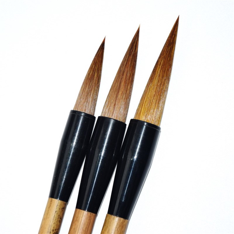 张木成毛笔狼毫羊毫加健颜体柳体行楷书隶书大楷中楷颜楷毛笔