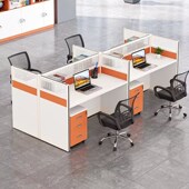 职员办公桌位员工办公桌电脑卡位办公室卡座工位格子间