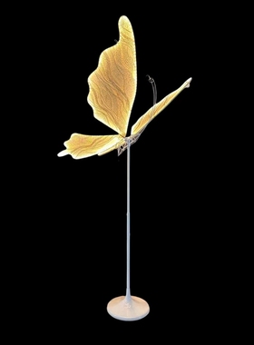 新款婚庆道具蝴蝶婚礼堂酒店T台布置路引迎宾处舞台表白装饰吊饰