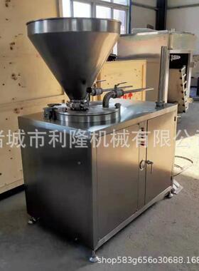 动物肠衣灌肠机器 全自腊肠加工成套设备GZA蒜 蓉肠液双管动灌压