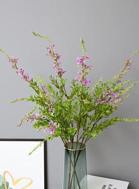 仿真洋苏摆草欧式轻奢配花zj48651叶子捧家居客装饰厅餐桌插花设