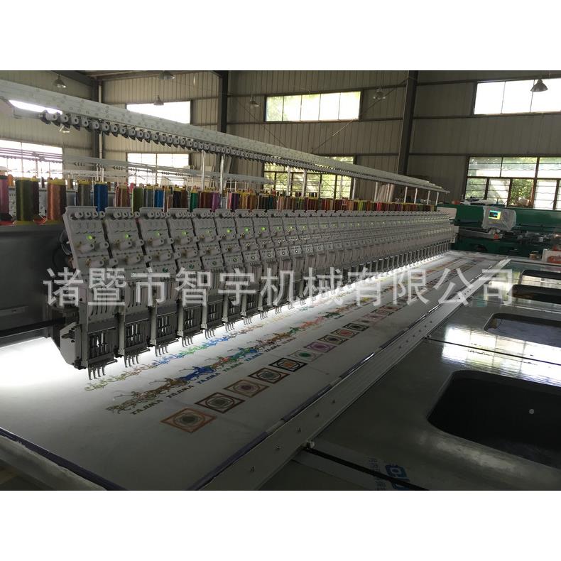 厂家提供浙 经纬平绣 自动工业绣花 ZY-010江电脑机机绣花机