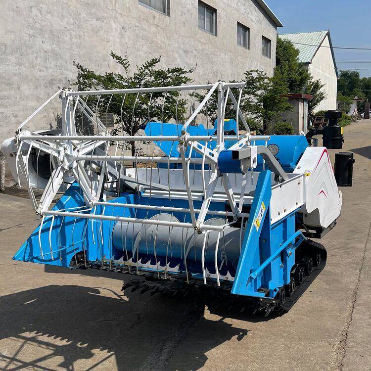 走小麦稻谷联合收麦 出口小型式水机稻收自脱粒MTS一体机 割稻机