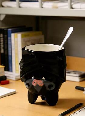 新品Bat Upside Down Shaped Mug蝙蝠倒置形状马克杯家居装饰