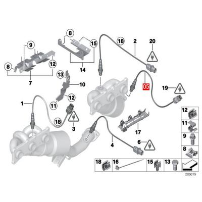 4PCS11787521705117875161501178751200211787512567氧传感器