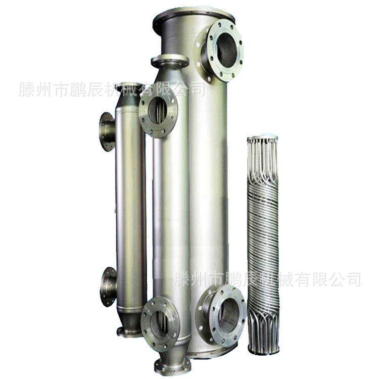 厂家定制不锈钢螺旋螺纹管式换热器|螺纹缠绕管式换热器