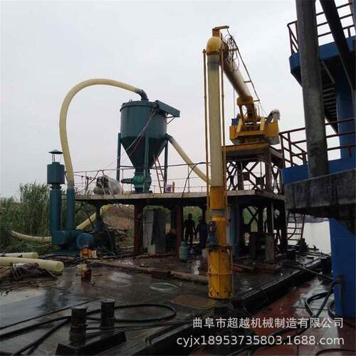 大型真空气力输送机码头粮库长距离入罐吸粮机负压软管风力吸送