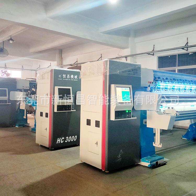 工厂现货全自动电脑多针多头床垫、棉被间花机