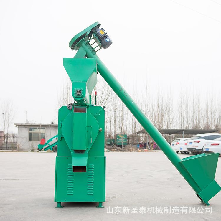 环模颗粒机视频螺旋自动上料环模制粒机鸡鸭鹅养殖颗粒成型机