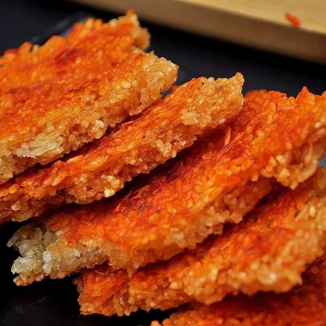 安徽大别山老式农家手工糯米锅巴袋装香脆零食土灶柴火香辣梅干菜