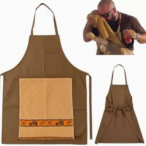Chef's Prank Apron, Creative Prank Aprons for Men搞怪围裙