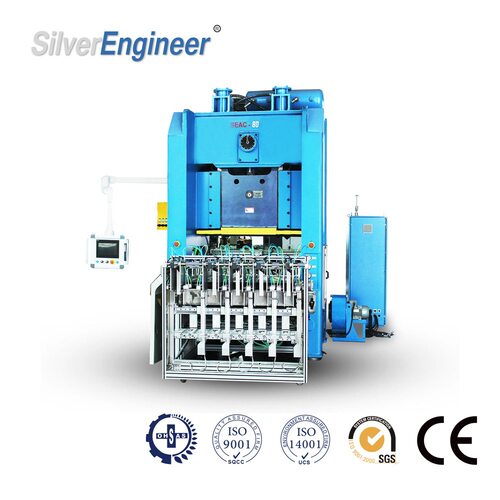 【银工机械】SEAC-80全自动铝箔容器生产线冲床压力机