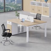 员工位办公桌现代职员桌椅三位电脑桌办公室工位桌卡座