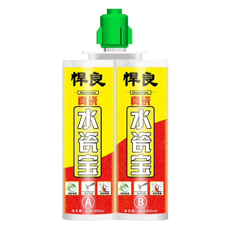 悍良美缝剂瓷砖地砖专用防水(真瓷水瓷宝)家用真瓷勾缝填缝剂胶