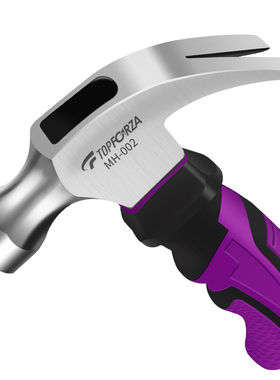 拓伏锐短羊角锤紫黑色手锤子敲击工具榔头便携OZL