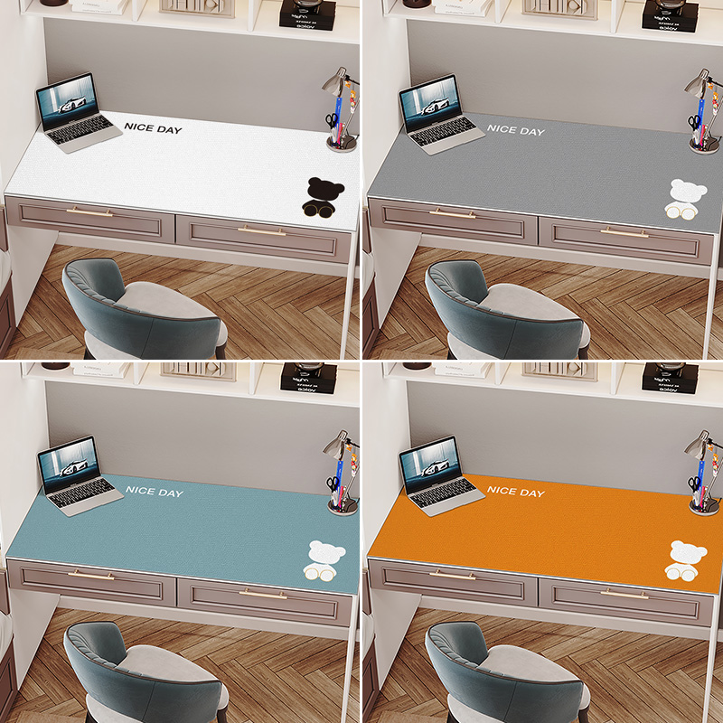 防水书桌垫in学生宿舍儿童办公桌学习壁纸pvc皮革电脑桌面保护垫
