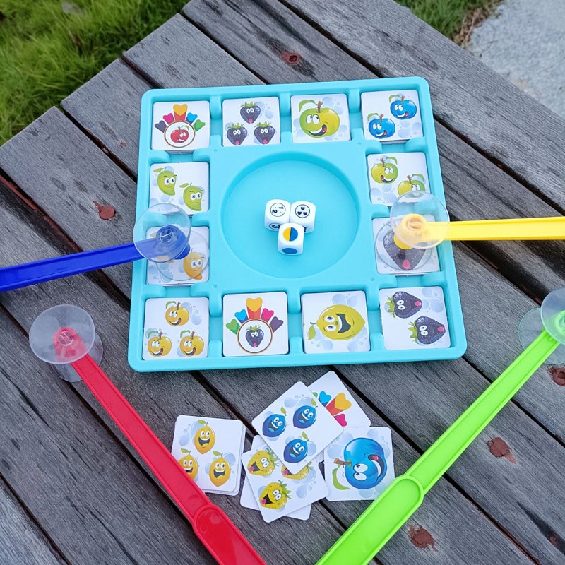水果吸吸乐反应力挑战人对战桌游儿童亲子游戏益智互动训练
