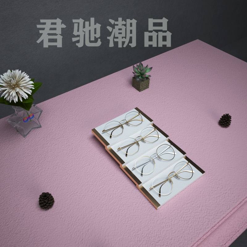 君驰潮品眼镜展示道具太阳镜陈列托盘柜台摆件架子眼镜店道具