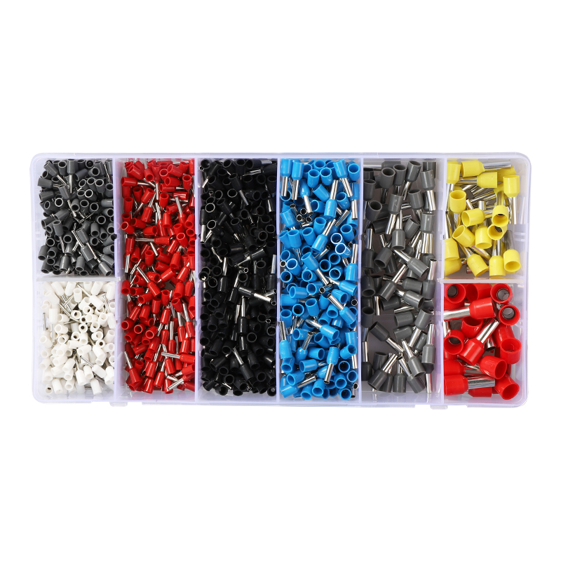 接线端子压线钳装连接冷压端子管型绝缘插簧插片对接铜端子