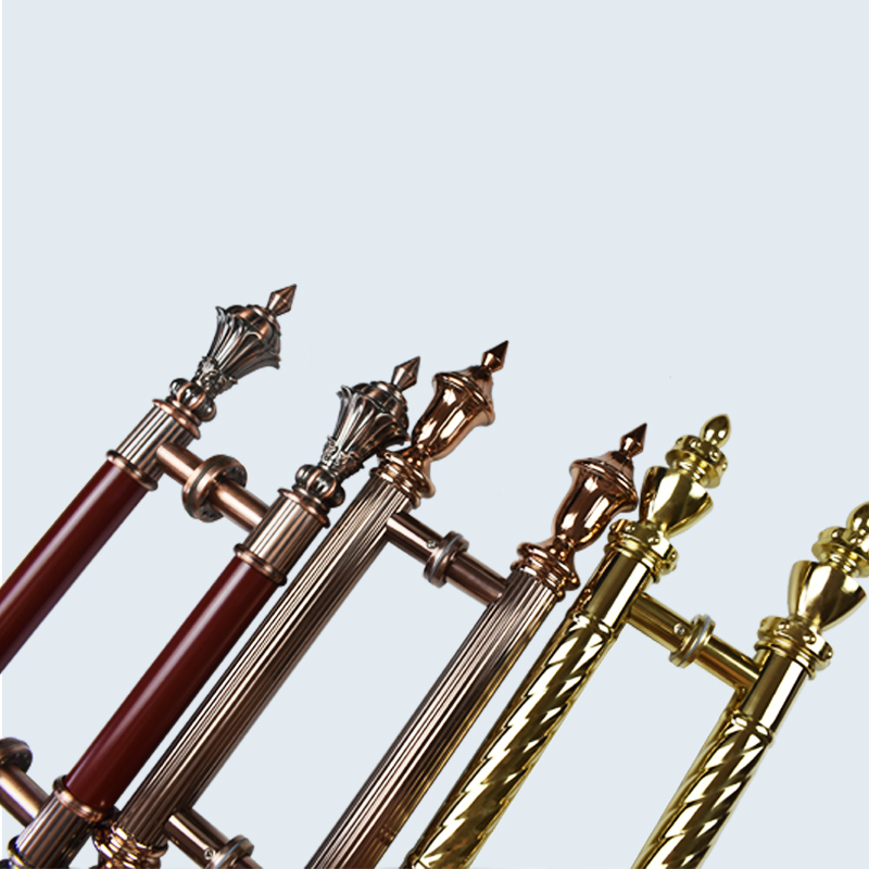 欧式红古铜大门拉手酒店KTV木门不锈钢把手高档黑色玻璃门扶手