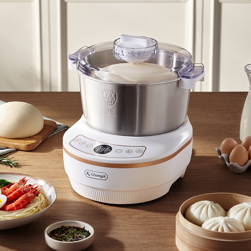 长帝HE501和面机家用小型揉面机全自动厨师机搅面发面一体机