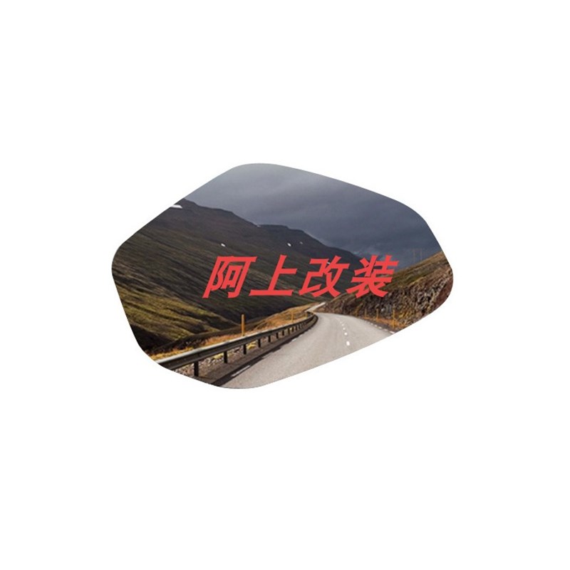 贝纳利TRK2改装大视野后视镜片金鹏2反光镜TRK700 0  2X