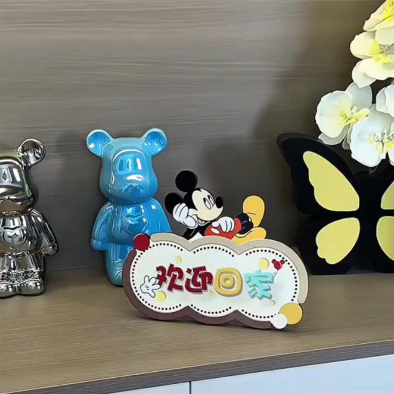 奇妮创意客厅电视柜摆画欢迎回家入户玄关饰