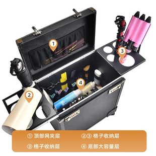美发工具箱拉杆发型师工具箱造型师大工箱大容量外出箱子