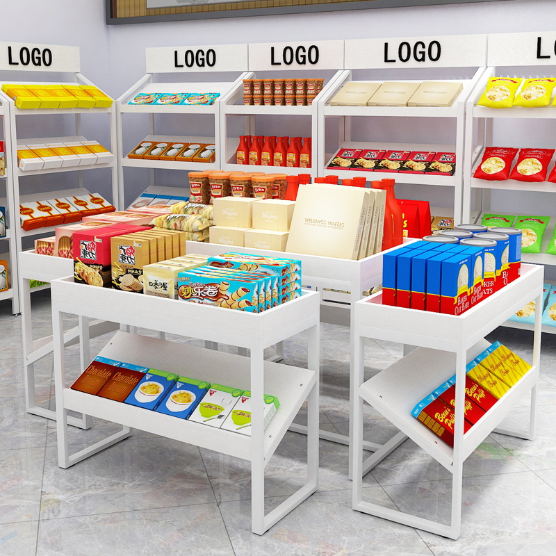 商场处理台超市断码促销台中岛堆头架地摊水果店摆台高低桌展示台